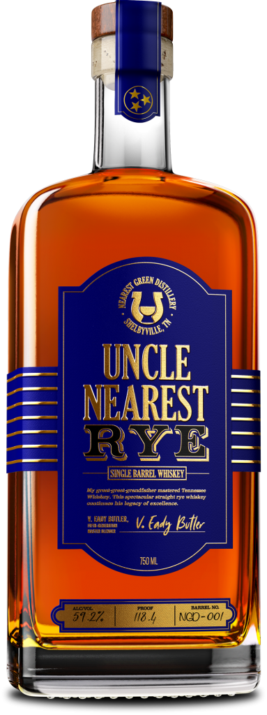 Bottle Single Barrel Rye Uncle Nearest Premium Whiskey 100 Proof Bottle Single Barrel Rye Uncle Nearest Premium Whiskey 100 Proof